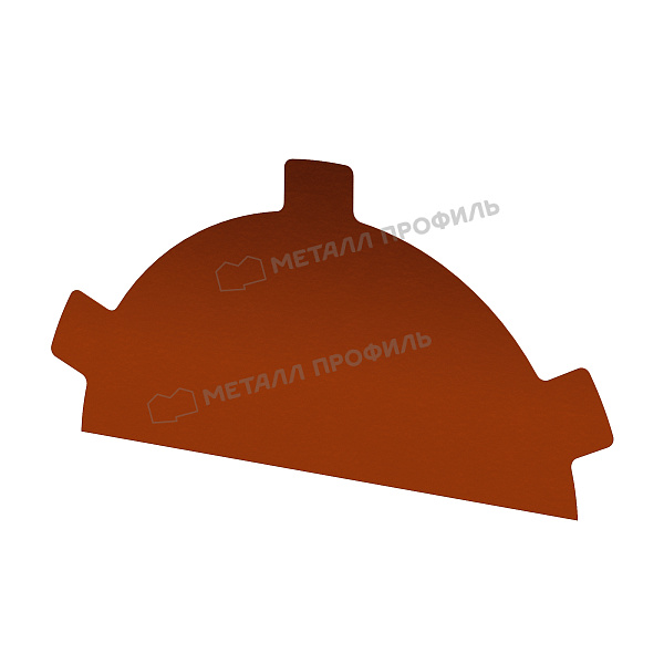 Заглушка конька круглого простая (AGNETA-20-Copper\Copper-0.5) ― приобрести по приемлемой стоимости (12 c.) в Душанбе.
