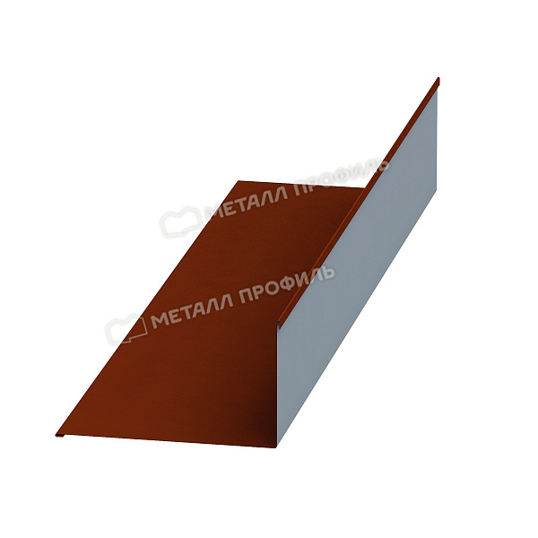 Планка примыкания верхняя 250х147х2000 (AGNETA-20-Copper\Copper-0.5) ― приобрести по доступной стоимости ― 142 c..